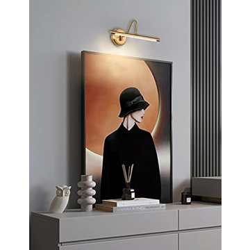 Enhance Artwork with JOOSENLUX Brass Picture Light 16.54 Inch