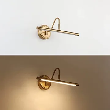 Enhance Artwork with JOOSENLUX Brass Picture Light 16.54 Inch