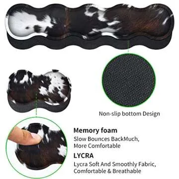 Gaming Mouse Pad XXL Ergonomic Wrist Support Desk Set
