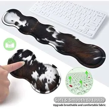 Gaming Mouse Pad XXL Ergonomic Wrist Support Desk Set