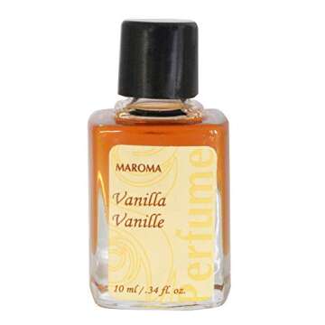 Maroma Fragrance, Vanilla, .34 Fluid Ounce