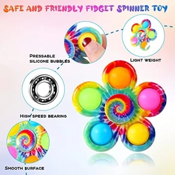 GOHEYI Fidget Toys 4 Pack for Stress Relief and Focus