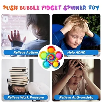 GOHEYI Fidget Toys 4 Pack for Stress Relief and Focus