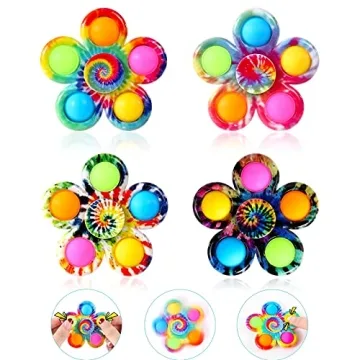 GOHEYI Fidget Toys 4 Pack for Stress Relief and Focus