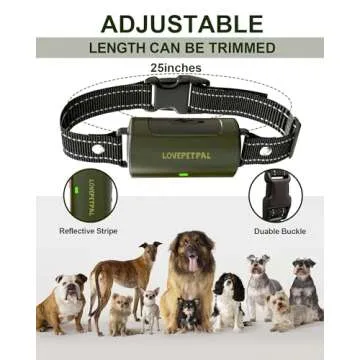 Dog Training Collar with Remote Control, 3500FT Dog Shock Collar for Small Medium Large Dogs, IPX7 Waterproof, 4 Training Modes, Rechargeable E-Collar with Beep Vibration Safe Shock for All Breeds