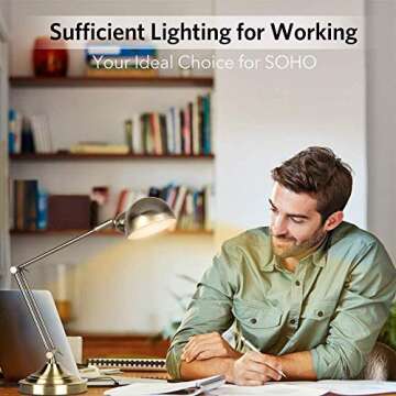 Eco-Friendly LED Desk Lamp - Dimmable & Adjustable Light for Reading