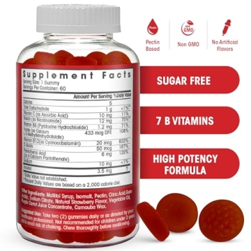 Sugar Free Vitamin B Complex Gummies for Everyone
