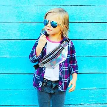 Holographic Fanny Pack - Colorful & Adjustable Waist Bag