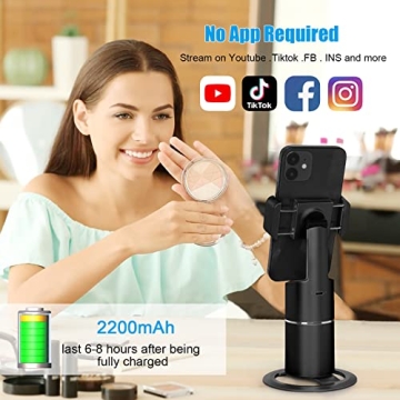 Auto Face Tracking Tripod Holder with Remote Control