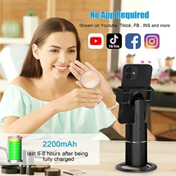 Auto Face Tracking Tripod Holder with Remote Control
