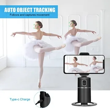 Auto Face Tracking Tripod Holder with Remote Control