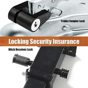 CZC AUTO Hitch Lock Set for Class III IV Receiver