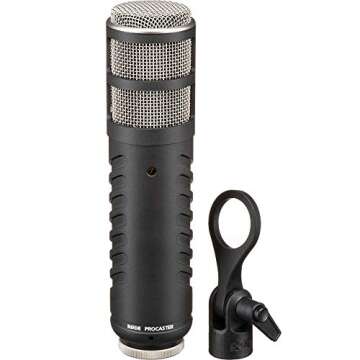 Rode Procaster Broadcast Dynamic Vocal Mic Bundle with Heil Sound PL2T Boom Mount and PSM1 Shockmoun...