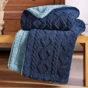 Soft Cozy Bedsure Sherpa Blanket - Twin Size Fleece