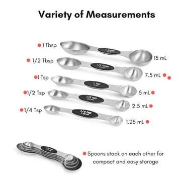 Stylish Stainless Steel Measuring Spoon Set - Internet's Best Kutain