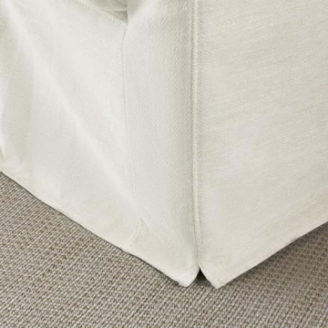 Oversized Accent Chair with Washable Slipcover and Pillows