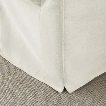 Oversized Accent Chair with Washable Slipcover and Pillows