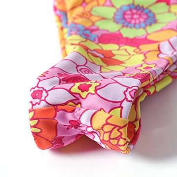 MOSHENGQI Women Sexy Brazilian Bikini 2 Piece Spaghetti Strap Top Thong Swimsuit Bathing Suit(L,Pink-Floral)