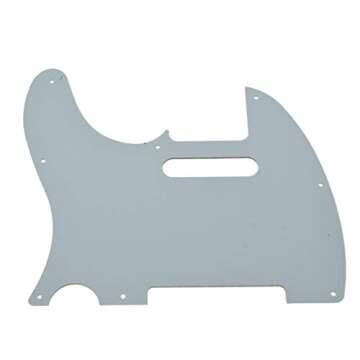 KAISH 8 Hole 3D Printed Tele Style Guitar Plastic Pickguard TL Pick Guard Scratch Plate for USA/Mexico Telecaster Wood Pattern