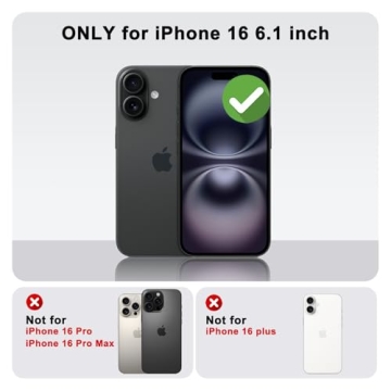 Yeddabox iPhone 16 Case Cute Polka Dot Phone Cover Soft TPU Slim