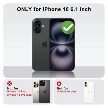 Yeddabox iPhone 16 Case Cute Polka Dot Phone Cover Soft TPU Slim