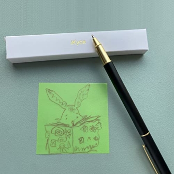 iKyce Transparent Sticky Notes - 400 Sheets for Note Taking