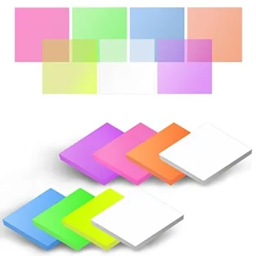 iKyce Transparent Sticky Notes - 400 Sheets for Note Taking