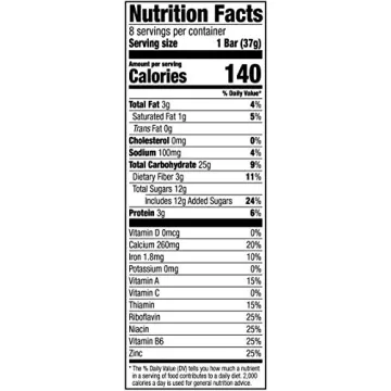 Happy Belly Apple Cinnamon Cereal Bars - 1.3 Oz
