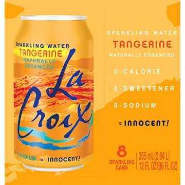 Delicious LaCroix Tangerine Sparkling Water - Enjoy Guilt-Free!