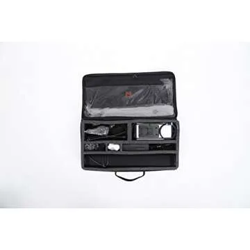 Falcon Eyes RX-24TDX 150W Roll-Flex Photo Light 3000K-5600K Bi-Color LED Photo Light with Honeycomb Grid Softbox Flexible Continuous Output Lighting for Shooting (RX-24TDX+RX-24TDXSBHC)