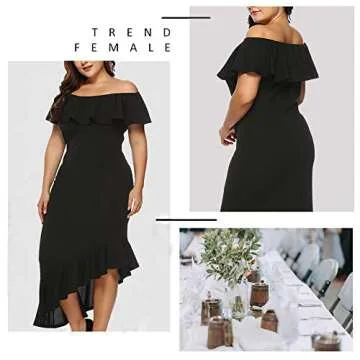 Elegant Women’s Vintage Short Sleeve Bridesmaid Dress