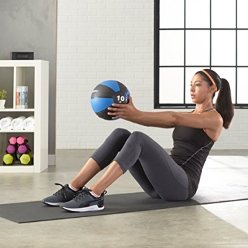 Amazon Basics 10-Pound Weighted Medicine Ball for Workouts