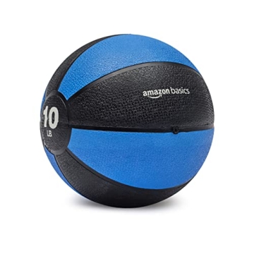 Amazon Basics 10-Pound Weighted Medicine Ball for Workouts