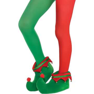 Adorable Elf Shoe - Child - (Pack of 2) - Festive & Comfortable Design - Perfect for Holidays & Playtime