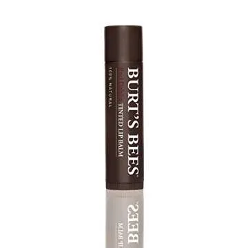 Burt's Bees 100% Natural Tinted Lip Balm, Red Dahlia with Shea Butter & Botanical Waxes – 1 Tube