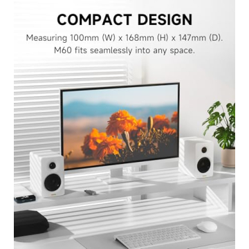 Edifier M60 Multimedia Speaker Bluetooth 5.3 with Hi-Res Audio & Compact Design