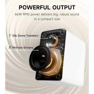 Edifier M60 Bluetooth Speakers 66W RMS Compact Design