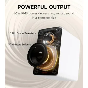 Edifier M60 Bluetooth Speakers 66W RMS Compact Design