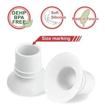 NENESUPPLY 19mm Silcone Flange Inserts for Breast Pumps