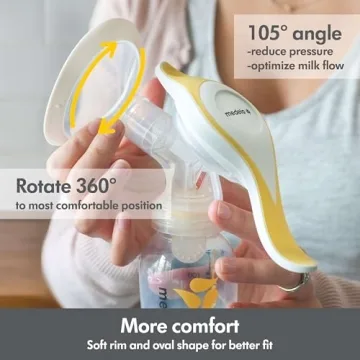 Medela Harmony Manual Breast Pump Flex Shields Comfort