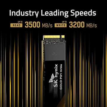 SK hynix Gold P31 2TB PCIe NVMe Gen3 M.2 2280 Internal SSD, Up to 3500MB/S, Compact, Form Factor SSD - Internal Solid State Drive with 128-Layer NAND Flash