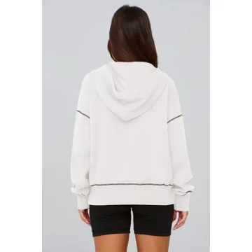 PRETTYGARDEN Women's Cozy Fashionable Cropped Hoodie
