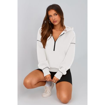 PRETTYGARDEN Women's Cozy Fashionable Cropped Hoodie