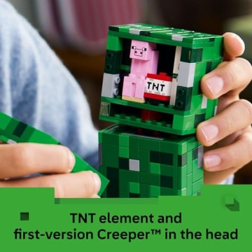 LEGO Minecraft Creeper Building Toy for Kids Ages 10+