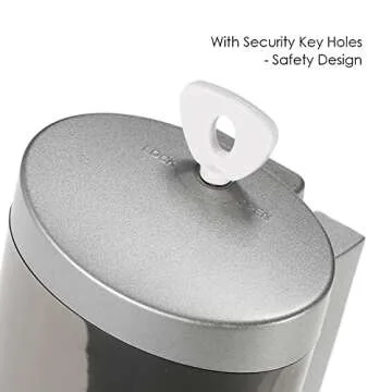 Decdeal Manual Soap Dispenser Wall Mount Liquid Shampoo Shower Gel Dispenser Hand Cleanser Washroom Lotion Dispenser for Bathroom Restroom Hotel 200ml