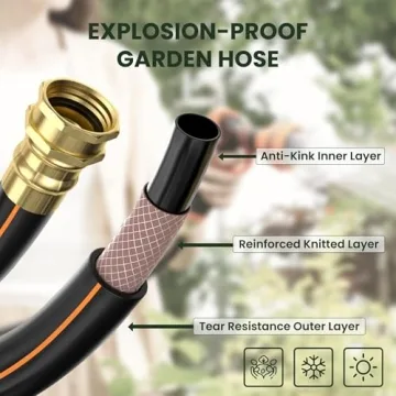 Giraffe Tools 82FT Retractable Hose Reel with Auto Rewind