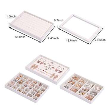 Stylish Coward Velvet Jewelry Organizer for Neat Storage