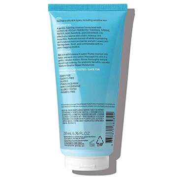 La Roche-Posay Toleriane Purifying Foaming Facial Cleanser, Face Wash for Oily and Normal Skin with ...