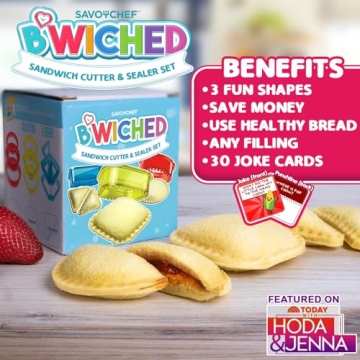 Sandwich Cutter and Sealer - Fun Crustless Maker for Kids