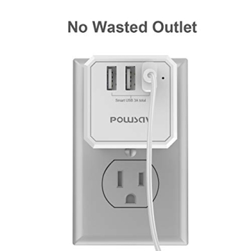 3-Outlet USB Charger & Extender - Home & Office